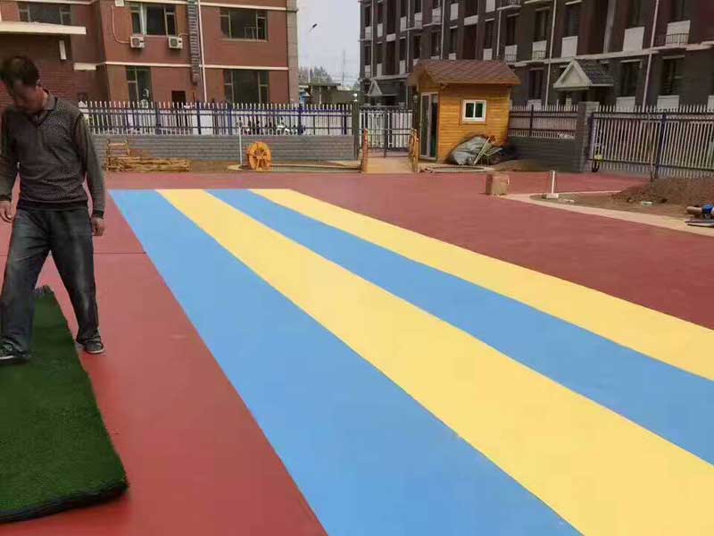 內蒙古呼和浩特市幼兒園室外地板
