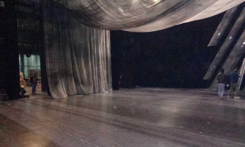 北京東城區中央戲劇學院舞臺地板