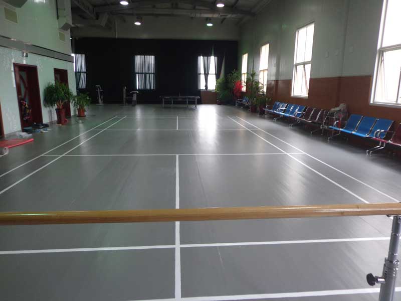 北京市海淀區pvc運動地板鋪裝案例 北京市海淀區四道口總參綜合局pvc運動地板